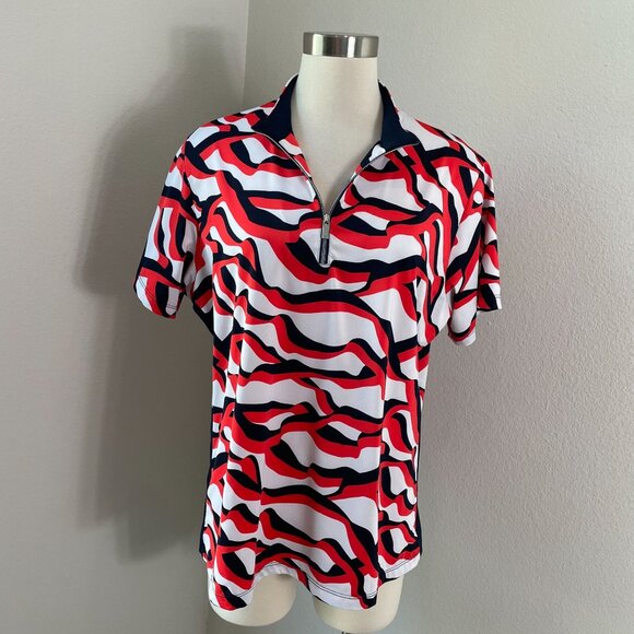 Tail Womens Plus XXL Neve Golf Top UPF 50+ Short Sleeve Activewear Shirt - Picture 1 of 10